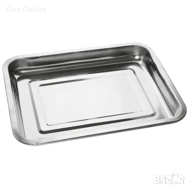 Тава правоъгълна неръждаема, снимка 1