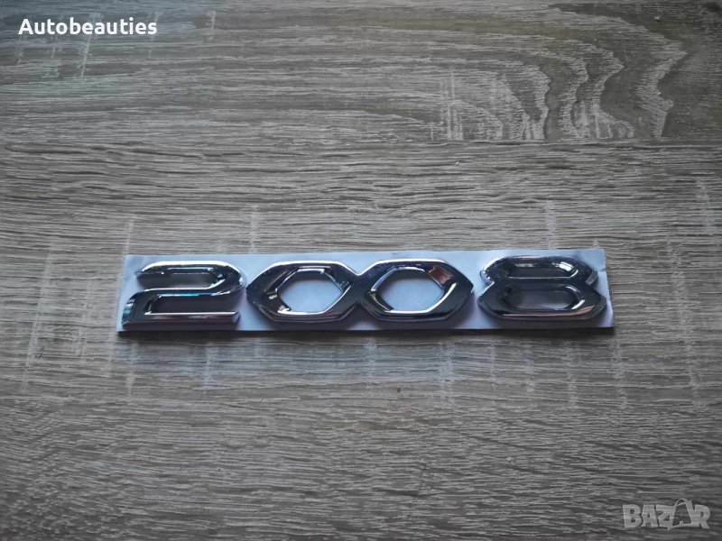 Емблема надпис лого Пежо Peugeot 2008 нов стил, снимка 1