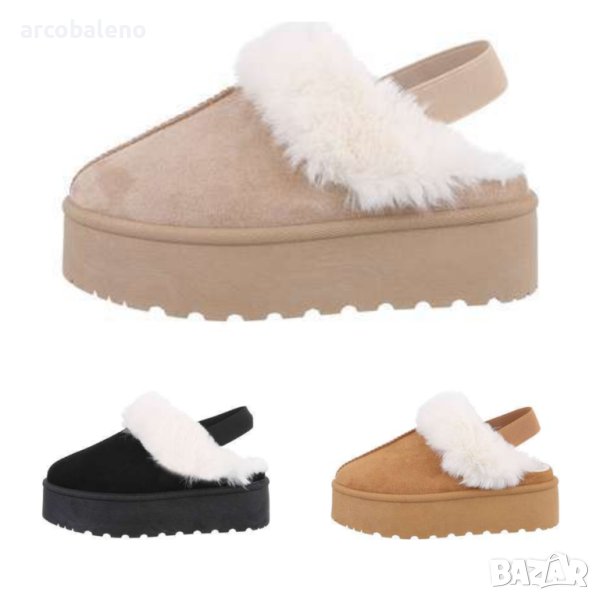 Зимни дамски боти, 3цвята , снимка 1