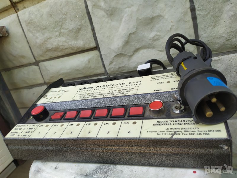 Управление за пиротехника , заря , фойерверки.Le Matre 6-24., снимка 1