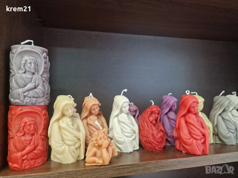 свещи натурален пчелен восък , снимка 1