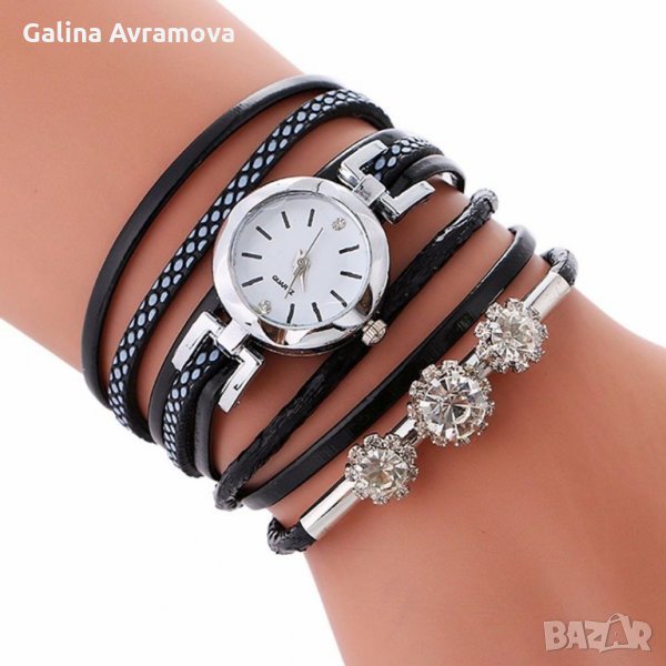 ПРОМОЦИЯ.Стилен дамски,кварцов часовник гривна , снимка 1