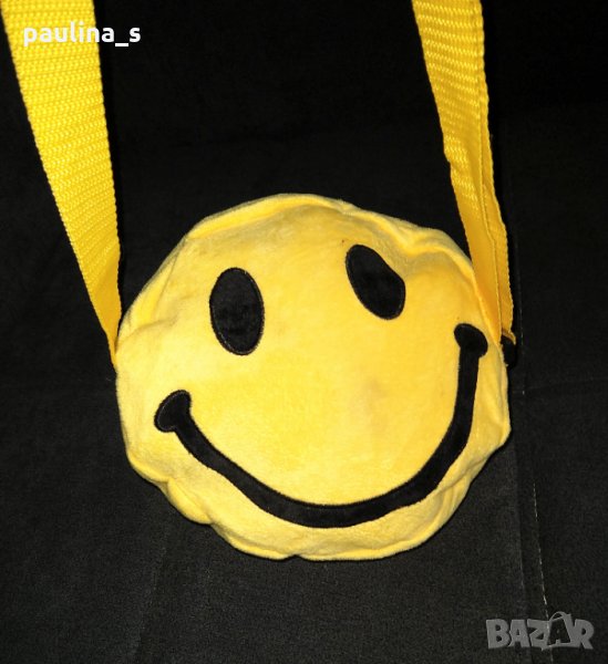 Плюшена чанта емотикон - "Усмивка"! , снимка 1