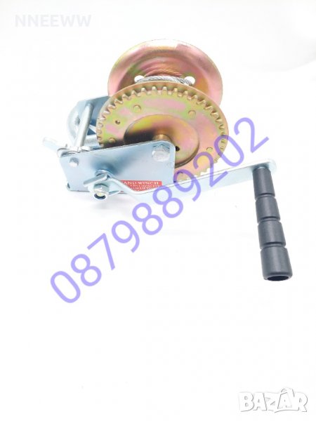 Ръчна лебедка 1200LBS. Ръчна лебедка със стоманено въже., снимка 1