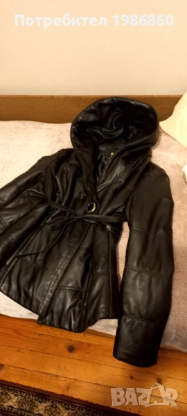 Кожено яке-естествена кожа, л, хл, дамско, дебело, снимка 1