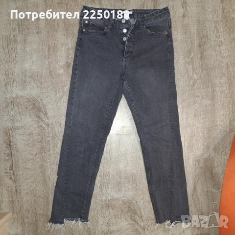 Дънки с висока талия H&M, снимка 2 - Дънки - 53422824
