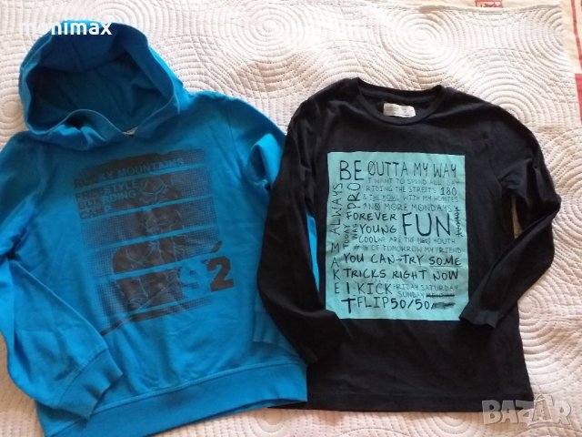 Лот дънки , суичър , блуза Zara 122 / 128, снимка 2 - Детски панталони и дънки - 38217286