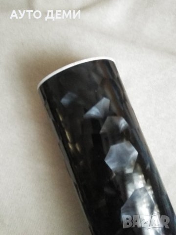 Качествено черен гланц 4Д  фолио стикер на неправилни шестоъгълници за автомобил джип ван бус мотор , снимка 2 - Аксесоари и консумативи - 36854309