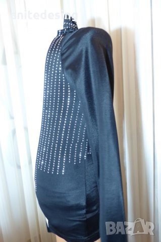 поло за спортни танци-черно и бяло, снимка 5 - Детски ризи - 35228826