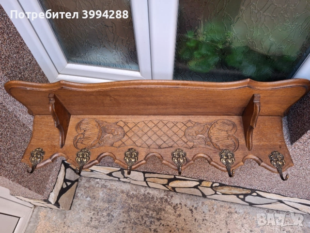 Закачалка дърворезба