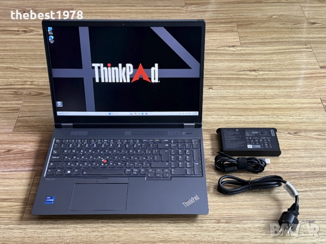 2k 165Hz Lenovo P16 Gen2`i7-13700HX/RTX A1000/32GB DDR5/1TB SSD/Гаранция