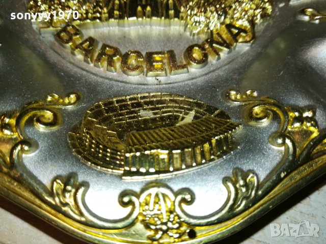 BARCELONA GOLD-ПЕПЕЛНИК ВНОС France 🇫🇷 2612212018, снимка 6 - Антикварни и старинни предмети - 35246825