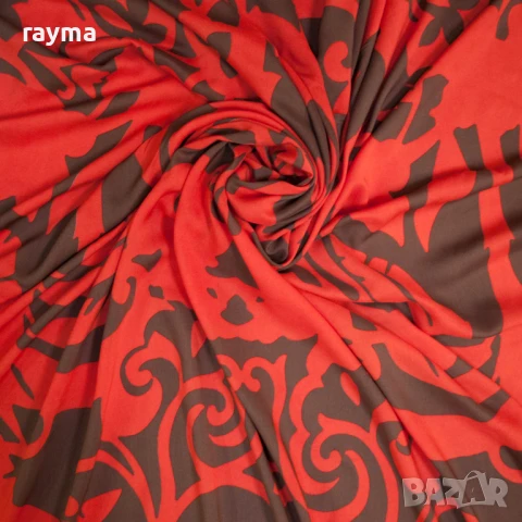 -40% Плат дизайнерски поплин - модал принт, снимка 8 - Рокли - 50952098