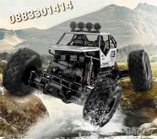 Голям офроуд джип с дистанционно управление , снимка 3 - Коли, камиони, мотори, писти - 47587124