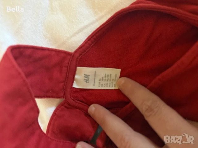 червена блуза, снимка 4 - Бебешки блузки - 51398874