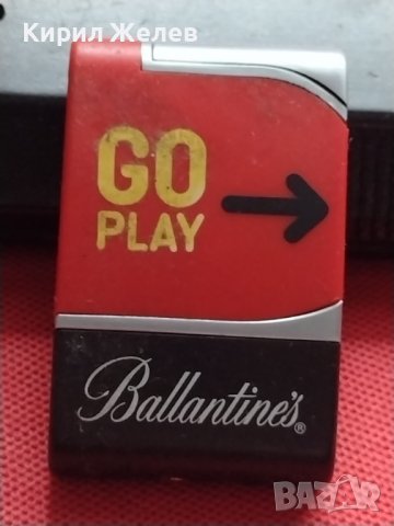 МАРКОВА ЗАПАЛКА GO PLAY BALLANTINES МНОГО КРАСИВА СТАРА РЯДКА ЗА КОЛЕКЦИОНЕРИ 16340, снимка 2 - Запалки - 39074022
