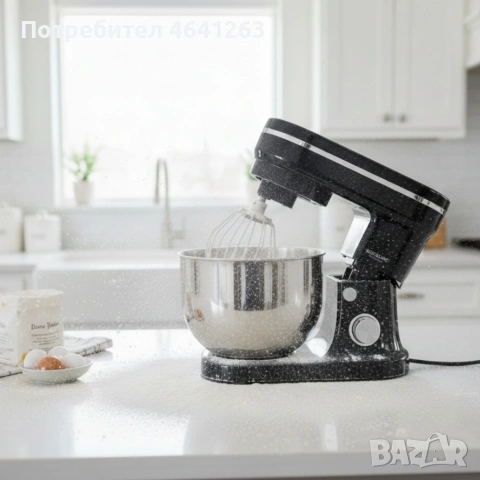 Кухненски робот Michelino 3в1: Планетарен миксер, блендер и месомелачка за лесно и бързо готвене