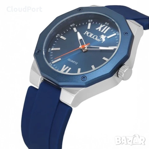 Мъжки комплект, POLO Air, портфейл и часовници, Тъмносин, снимка 3 - Портфейли, портмонета - 53114822