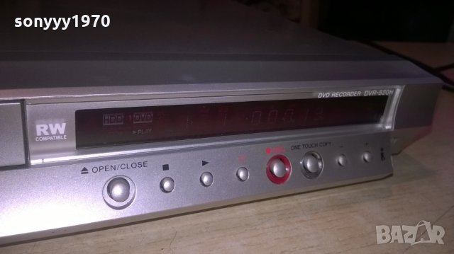 pioneer dvr-520h-s dvd & hdd made in uk-внос швеция, снимка 6 - Плейъри, домашно кино, прожектори - 26952347