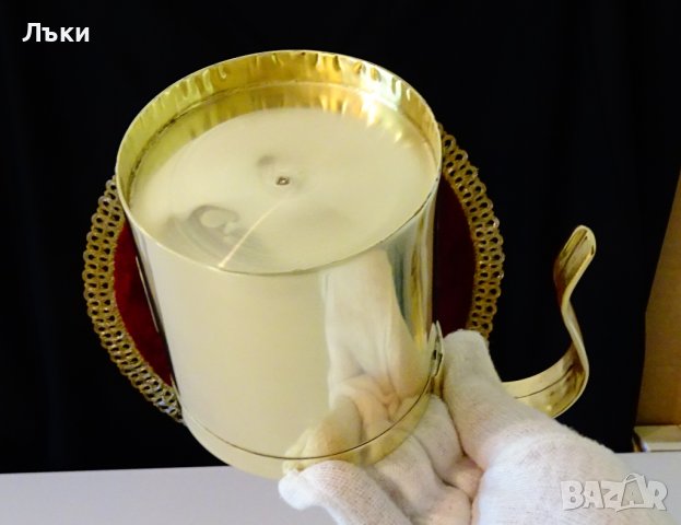 Месингова чаша,мензура черпак за 500 мл. , снимка 5 - Антикварни и старинни предмети - 36772774