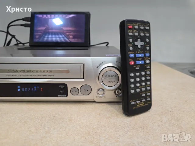 📼 Sharp vc-mh76 📼 - 6 главо hifi stereo , снимка 3 - Плейъри, домашно кино, прожектори - 50252050