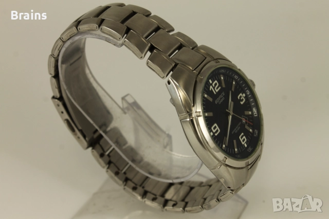 Мъжки Стоманен Кварцов Часовник CASIO Edifice EF-125, снимка 6 - Мъжки - 52509744