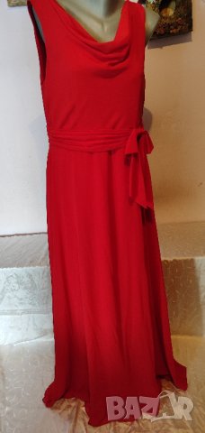 Официална дълга бална рокля р-р ХЛ, нова, със забележка, снимка 2 - Рокли - 40854167