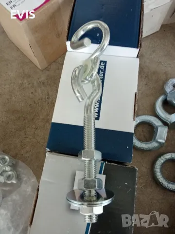 Продавам монтажен комплект с кука тип "pig tail" (свинска опашка), снимка 2 - Железария - 50219670