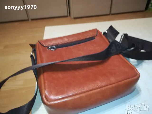 КОЖЕНА ЧАНТА JEEP-МЪЖКА ЗА ПРЕЗ РАМО 2901251027, снимка 10 - Чанти - 48874906