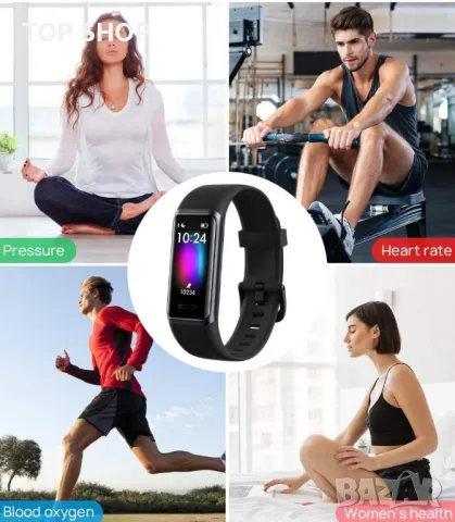 Фитнес часовник Amazon Alexa, снимка 5 - Смарт гривни - 48934557