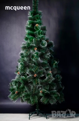 ЛУКС Пухкави елхи със заскрежени връхчета, снимка 3 - Декорация за дома - 52185699