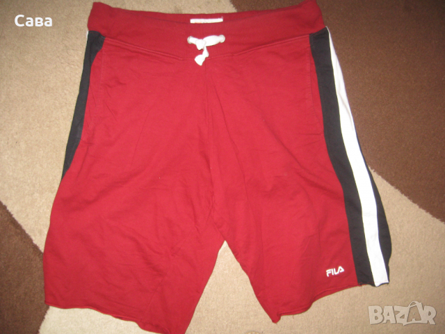 Къси панталони и шорти  FILA   мъжки,Л  /червени и сиви/, снимка 2 - Спортни дрехи, екипи - 36460952