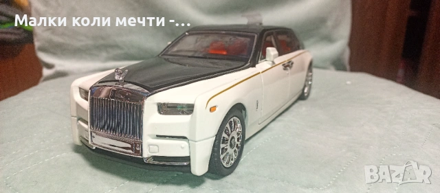 Метална кола Rolls Royce Phantom,1:18 мащаб, чисто нова , снимка 8 - Колекции - 53296536
