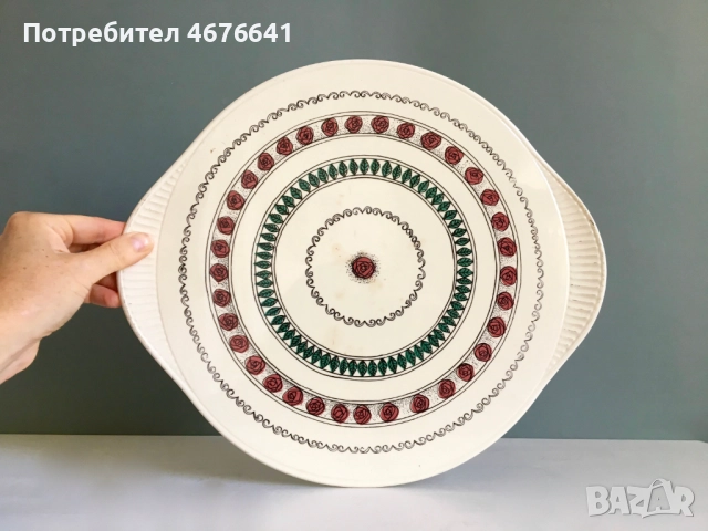 Плато за торта, снимка 2 - Чинии - 52952811