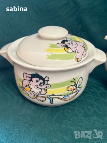 Детски български порцеланов сервиз на Диамант, Разград, снимка 3 - Сервизи - 51926437