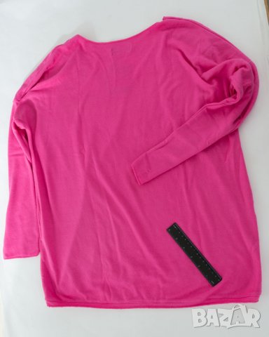 Розов дамски пуловер с вълна и ангора марка Tantra , снимка 7 - Блузи с дълъг ръкав и пуловери - 28589143