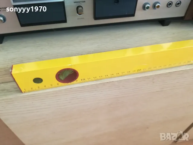 Нивелир с два броя либели. Размери: 80х5.8х2.5 см 1612241624, снимка 3 - Измервателни инструменти - 48368033