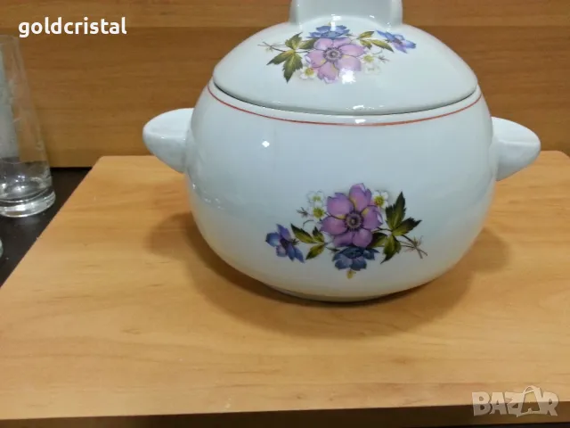стар български порцелан супник