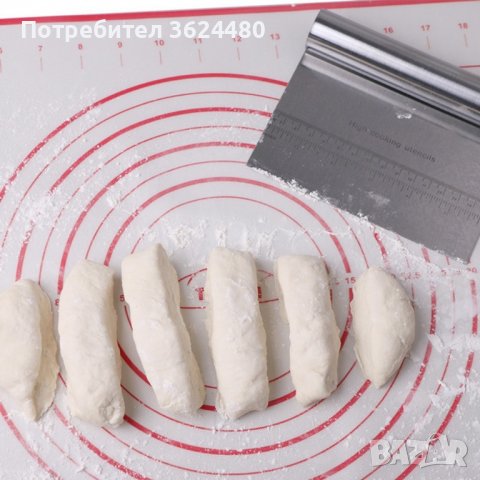 Практичен и удобен метален нож за рязане на тесто, снимка 3 - Прибори за хранене, готвене и сервиране - 39982361