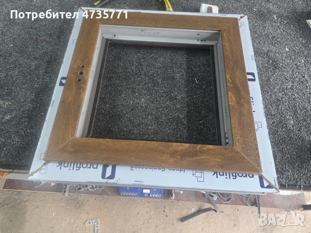  пвц прозорец 55,5 ь 55,5 златен дъб