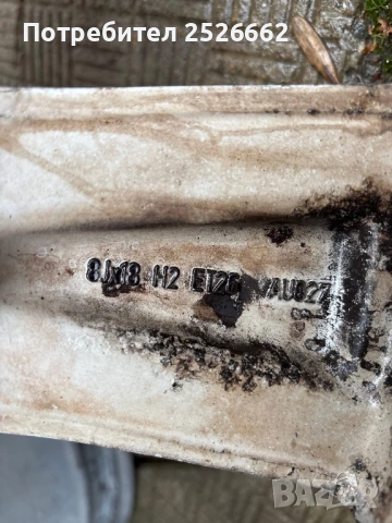 Джанти ауди оригинални 18 5х112 , снимка 6 - Гуми и джанти - 53328682