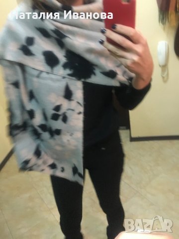 Дамски топъл шал, снимка 2 - Шалове - 27241067