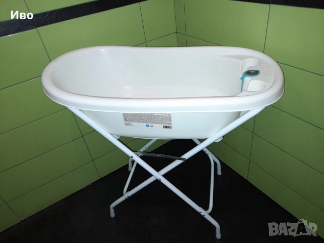 Бебешко корито/вана за къпане на бебе със стойка "Cangaroo-Buble".Спешно и изгодно!, снимка 2 - За банята - 52913201