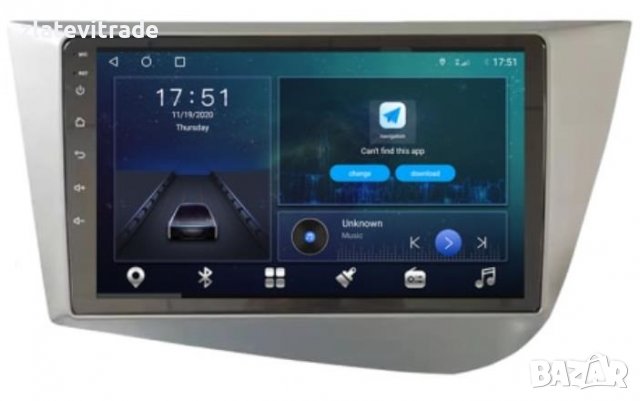 SEAT LEON 9'' 2005 - 2012 НАВИГАЦИЯ АНДРОИД МУЛТИМЕДИЯ, 9314, снимка 6 - Навигация за кола - 38057413