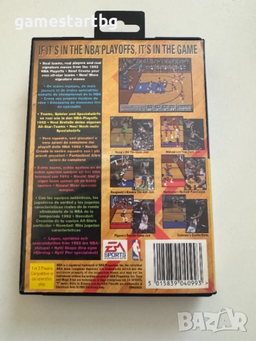 Bulls VS Blazers NBA Playoffs за Sega Mega Drive, снимка 2 - Други игри и конзоли - 52916127