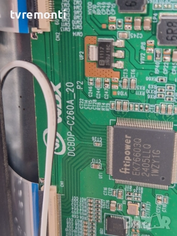 ,T-CON DCBDP-C260A_20, за 55-инчов телевизор THOMSON Модел  55QA2S13, с дисплей CX550DLEDM, снимка 2 - Части и Платки - 52680441