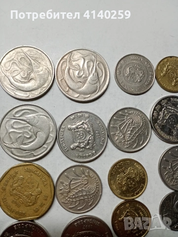 СИНГАПУР МОНЕТИ , снимка 7 - Нумизматика и бонистика - 53518226