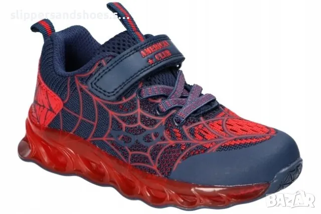 Детски светещи маратонки American club син и черен  , снимка 2 - Детски маратонки - 50177872