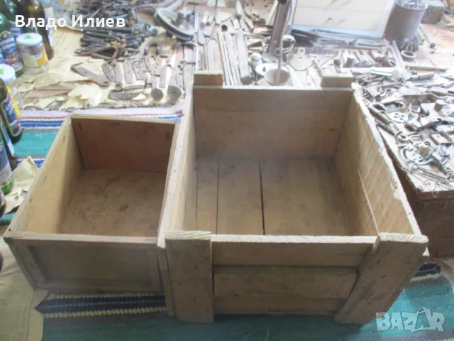 Сандъци, касети и щайга дървени различни видове старинни  винтидж и по-нови, снимка 14 - Други - 32502305