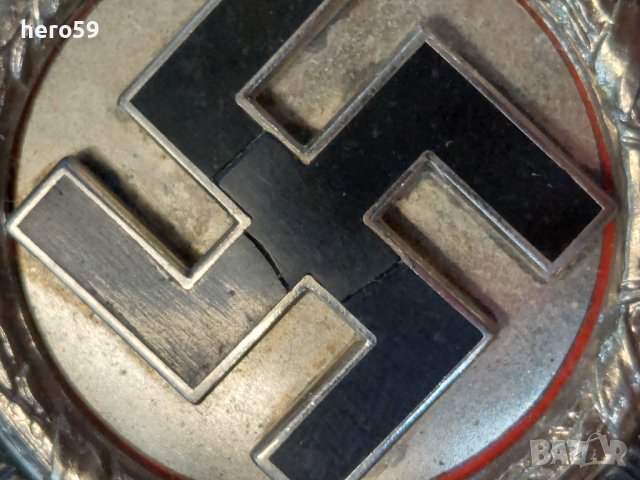 WW2 Орден на немски кръст,сребърен за военна заслуга(Deutsches Kreuz in Silber)орден,медал, снимка 4 - Колекции - 38054744